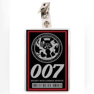 007 James Bond ID Badge